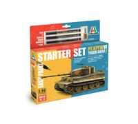 Italeri 75002 Set Modello Pz.Kpfw.VI Tiger I Ausf.E 1:56 - Nuovo