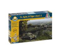 Italeri 7505 - Pz.Kpfw.Vi Tiger I - Fast Assembly (2 Pcs) Model Kit Scala 1:72