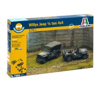 Italeri 7506 Willys Jeep 1/4 Tonnellate 4X4 1/72 Scala Plastic Kit T48 LB Post