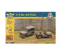 Italeri 7506 Willys Jeep 1/4 Tonnellate 4X4 1/72 Scala Plastic Kit T48 LB Post