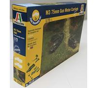 Italeri 7510 - M3 75mm Gun Motor Carrier- Fast Assembly (2 Pcs) Model Kit Scala 1:72