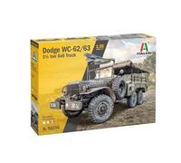 Italeri 96230 Dodge WC62 1 1⁄2 t 6x6 Truck, 1:35 Scale, Plastic Model Kit/Model