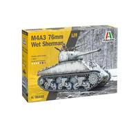 Italeri 96440 M4A3 76mm Wet Sherman, scala 1:35, Plastic Model Kit/Modello in plastica da montare