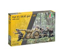 Italeri 96460 Pak 97/38 AT Gun with crew, scala 1:35, Plastic Model Kit/Modello