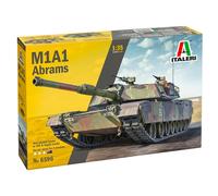 Italeri- Americano 6596 M1A1 Abrams Scala 1:35, Model Kit, Modello in Plastica d