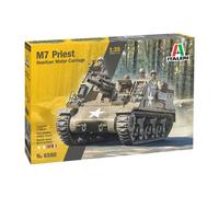 Italeri - Carrozza motore M7 Priest Howitzer, 1/35, 6580