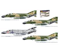 Italeri IT1373 F-4 C/D/J PHANTOM USA-US NAVY VIETNAM ACES DECALS x 4 VERSIONI KI