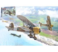 ITALERI IT1437 FIAT CR.42 FALCO BATTLE OF BRITAIN 80th ANNIVERSARY KIT 1:72 Mode