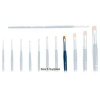 Italeri IT51229 PENNELLO SINTETICO PIATTO 6 - 1 pezzo Modellino