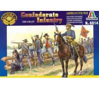 Italeri IT6014 CONFEDERATE INFANTRY THE GRAYS KIT 1:72 Modellino