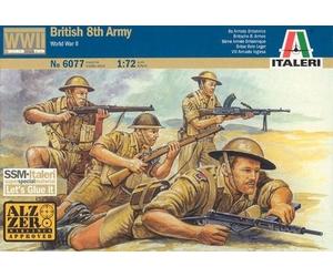 Italeri IT6077 WW II BRITISH 8th ARMY KIT 1:72 Modellino