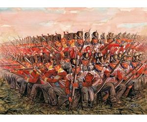 Italeri IT6095 BRITISH INFANTRY 1815 NAPOLEON'S WARS KIT 1:72 Modellino