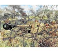 Italeri IT6096 GERMAN PAK 40 GUN W/SERVANT KIT 1:72 Modellino
