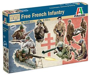 Italeri It6189 Fanteria Francese Soldatini Wwii, Scala 1/72, 49 Pz