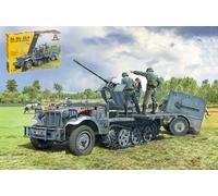 ITALERI IT6395 SD KFZ 10/4 W/FLAK 30 AND CREW KIT 1:35 Modellino