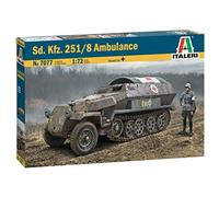 Italeri 7077 SD Kfz 251/8 Ambulanza 1:72 Scala Modello Plastica Kit - T48 Post