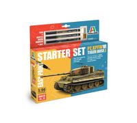 ITALERI IT75002 Pz.Kpfw.VI TIGER I Ausf.E MODEL SET KIT 1:56 Modellino