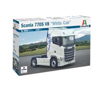Scania S770 V8 White Cab Camion Truck 1:24 Plastic Model Kit ITALERI