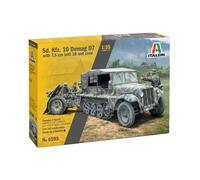 Italeri Sd.Kfz. 10 Demag D7 with 7,5 cm leIG 18 w/crew 1:35 6595 modellismo