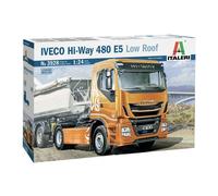 Italeri- Iveco 1:24 Hi-Way 480 E5 (Low Roof) Automobile Modello in plastica da M