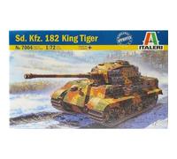 Italeri King Tiger 1:72 - modello di carro armato in plastica da assemblare