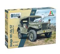 ITALERI Kit Mezzo Militare Dodge Staff Car WC 56 0228S Scala 1:35