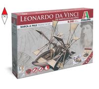 Paddle Boat Leonardo Da Vinci Marvellous Machines Plastic Kit Model ITALERI