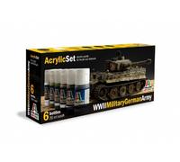 Italeri Mezzi Militari: Wwii Military German Army 6 Boccette Incluse Kit IT433 M