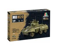 ITALERI Modellino Veicolo militare M8/M20. Scala 1 : 56 Skill 1