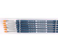 Italeri PENNELLO SINTETICO PIATTO 6 Pz.6