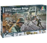 Italeri- Ponte BattleSet Pegasus Bridge D-Day 75 Anniversary 1944, Scala 1:72, I