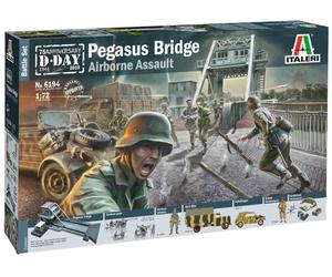 Italeri- Ponte BattleSet Pegasus Bridge D-Day 75 Anniversary 1944, Scala 1:72, I