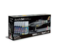 Italeri R.A.F./Royal Navy Ii- (6 Boccette Incluse) IT444AP Modellino