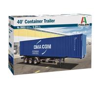 Italeri - Rimorchio container 40', 1/24, 3951