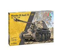 MODELLINO CARRO ARMATO STATICO ITALERI TANK MARDER III AUSF H MILITARY 1945 1/35