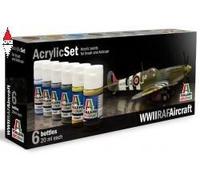 ITALERI SET ACRILICI - WWII RAF AIRCRAFT