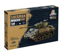 Italeri W25772 1/56 Kit Model M4A3E8 Sherman Fury Carro Armato WWII