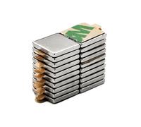 ITALFIT MAGNETI 20 Pezzi Magneti Adesivi Neodimio 10x10x1,5 mm - Forza 0,94 Kg - Calamite Autoadesive Sottili Forti per Casa, Ufficio, Artigianato e Fai da Te