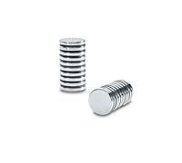 ITALFITMAGNETI | 10 pezzi - Magneti super potenti Neodimio Forza 9,60 Kg - Diametro 40 mm Spessore 4 mm