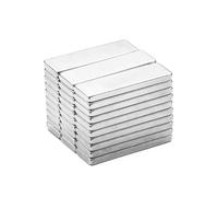 ITALFITMAGNETI | 30 pezzi - Blocchetti Magnetici Neodimio Forza 1,80 Kg - Lunghezza 25 mm x Larghezza 8 mm x Spessore 2 mm