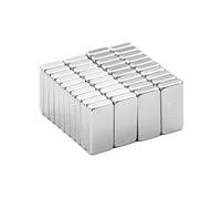 ITALFITMAGNETI | 40 pezzi - Blocchetti Magnetici Neodimio Forza 0,75 Kg - Lunghezza 10 mm x Larghezza 5 mm x Spessore 2 mm