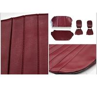 Italfodere Tappezzeria Finta Pelle Compatibile Con Fiat 500L Anni 60-70 Vari Colori (Bordeaux)