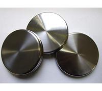 ITALFROM Copripalo Tappo in Acciaio Inox per Pali in Legno Diametro: 80 mm