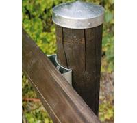 ITALFROM Copripalo Tappo Zincato a Caldo per Pali in Legno Diametro: 80 mm