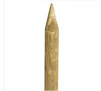 ITALFROM Pali in Legno di Pino con Punta Impregnati con Due Fori ø 2 per Recinzioni Corda - Diametro: 10 cm - H150cm