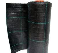 ITALFROM Teli Telo per Pacciamatura Nero Quadrettato Tessuto Polipropilene Antistrappo H 1,05 da 1 A 100 MT (65 MT)