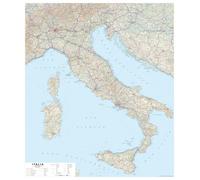 Italia 1.100.000 murale stradale plastificata stesa 105x121 cm -