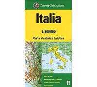 Italia 1:800.000. Carta stradale e turistica