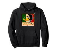 Italia 2026 Ski freestyle Vintage Italia Bandiera invernale Felpa con Cappuccio
