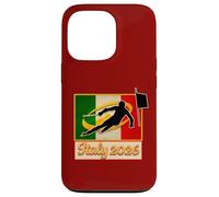 Italia 2026 SLALOM Vintage Italia Flag 2026 Sport invernali Custodia per iPhone 13 Pro